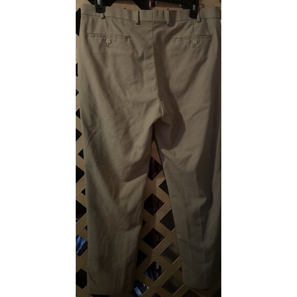 LAUREN RALPH LAUREN Total Comfort Khaki Tan Wool Slacks Men's 38x31 - Picture 6 of 6